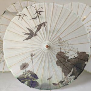 Hand-made oiled paper umbrella (Rain proof) 12#