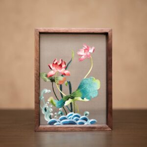 Lotus pattern #2 (hand-embroidery)