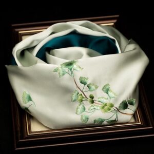 Ginkgo pattern 1# (hand-embroidery)