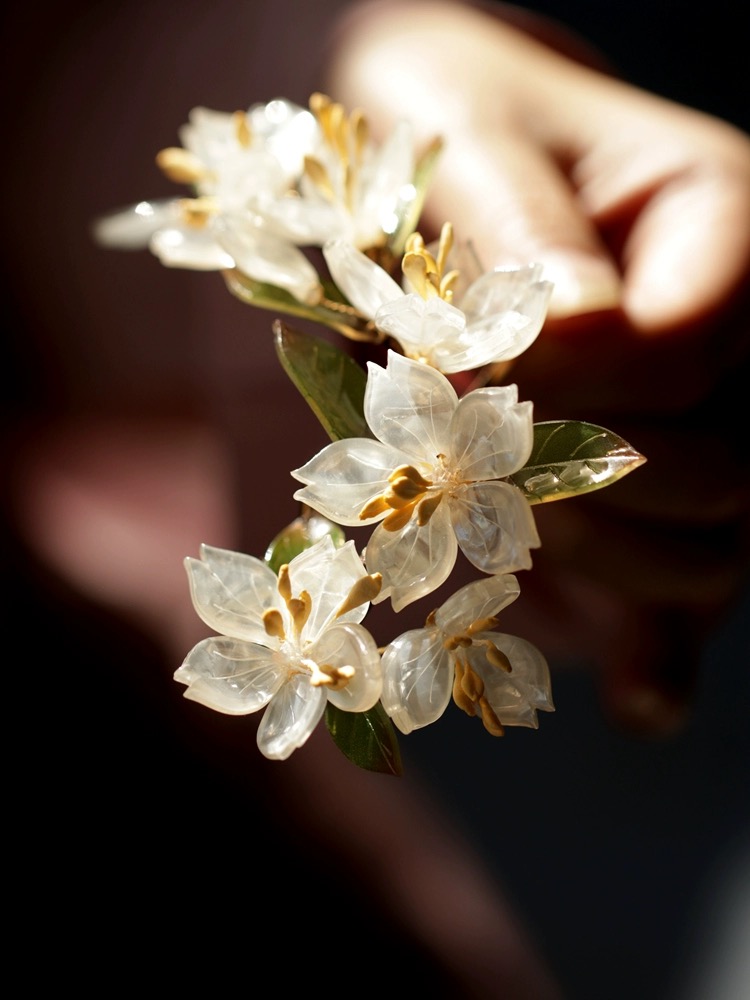 Gardenia soft stick hairpin - Image 3