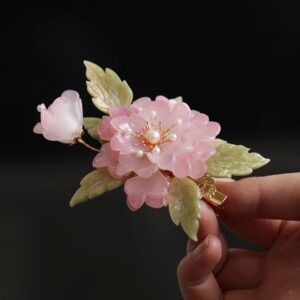 Peony tuck comb 4#