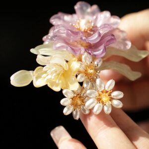 Peony tuck comb 5#