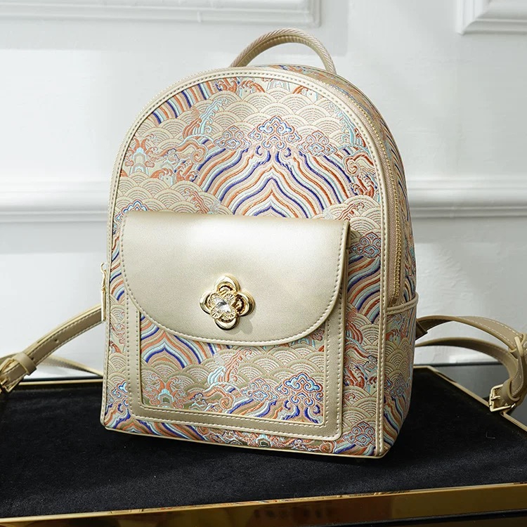 Intangible Cultural Heritage Yunjin Brocade Backpack 1#