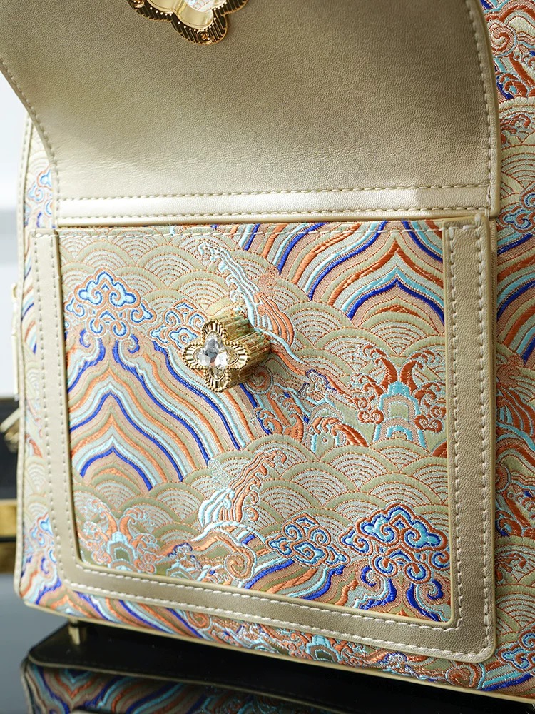 Intangible Cultural Heritage Yunjin Brocade Backpack 1# - Image 3