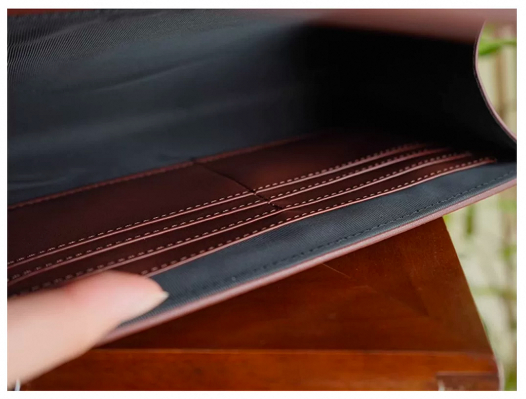 Gambiered Guangdong Gauze Envelope Wallet - Image 8