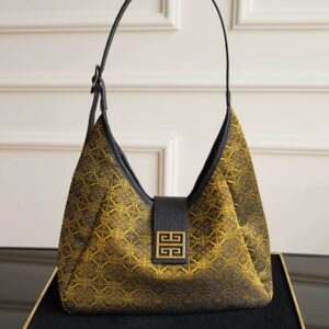 Song Brocade Shoulder Bag with Ding Sheng Pattern