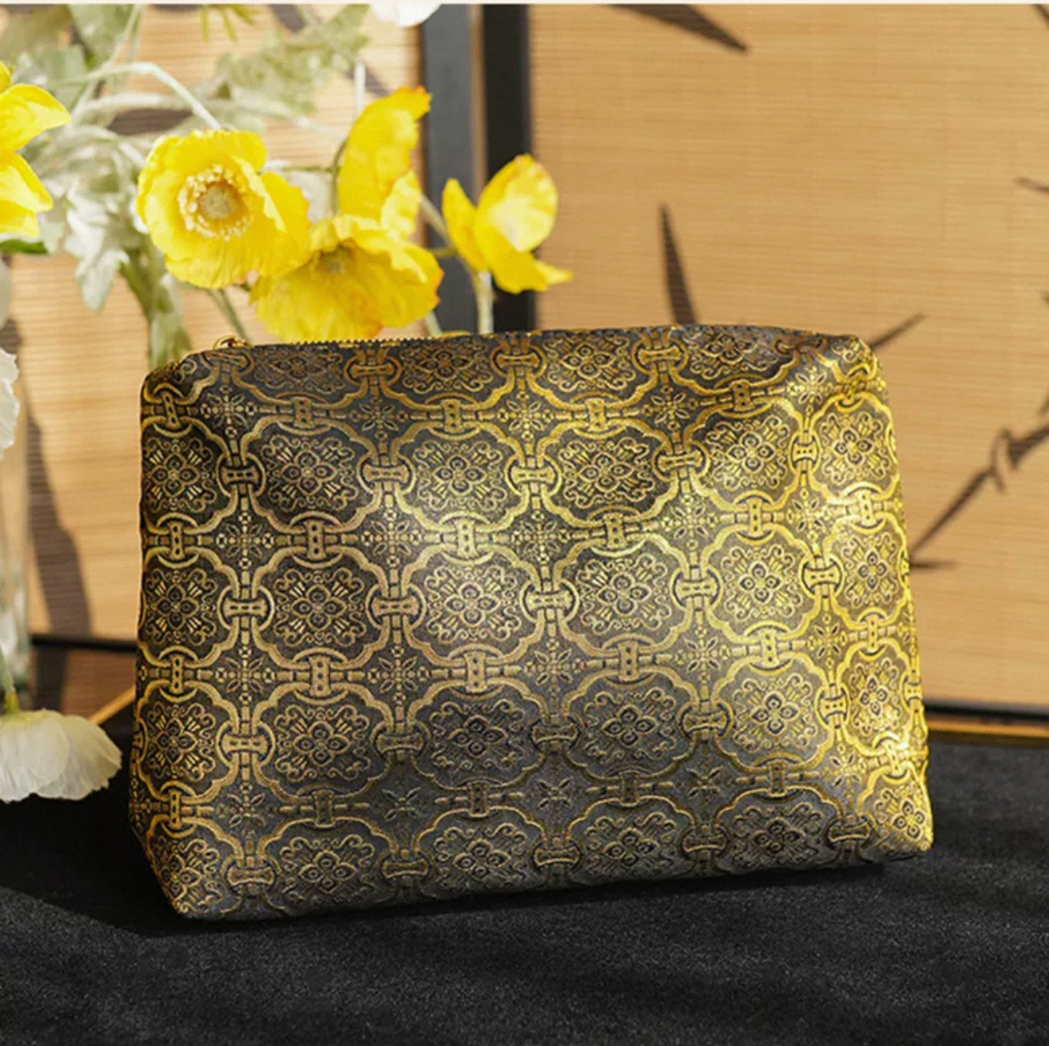 Song Brocade Shoulder Bag with Ding Sheng Pattern - Image 5