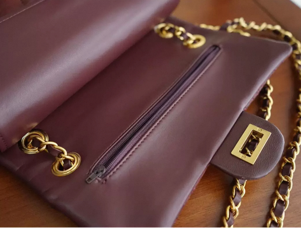 Guangdong Gauze Crossbody Bag - Brown - Image 4